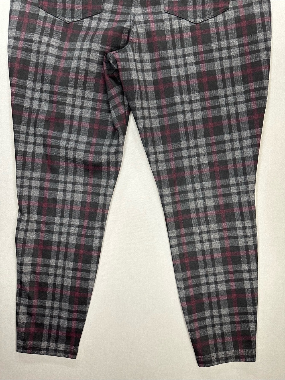 NWT Maurices Skinny Ankle Mid Rise Plaid Pants, Stretch - Womens 20W Regular - Picture 11 of 16